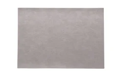 Tischset vegan Leder, silver cloud, 46x33cm