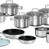 Topfset Moments, Edelstahl, 10-teilig