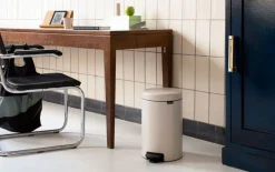 Treteimer Newicon, beige, 12 L