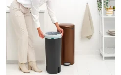 Treteimer Newicon, warm bronce, 30L