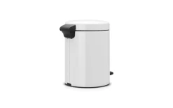 Treteimer Newicon, weiß, 5 L