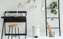 Treteimer Newicon, weiß, 12 L