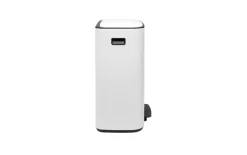 Tretmülleimer Bo, weiß, 2 x 30 L