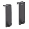 Türgarderobe Colgar, schwarz, 2er Set