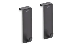 Türgarderobe Colgar, schwarz, 2er Set