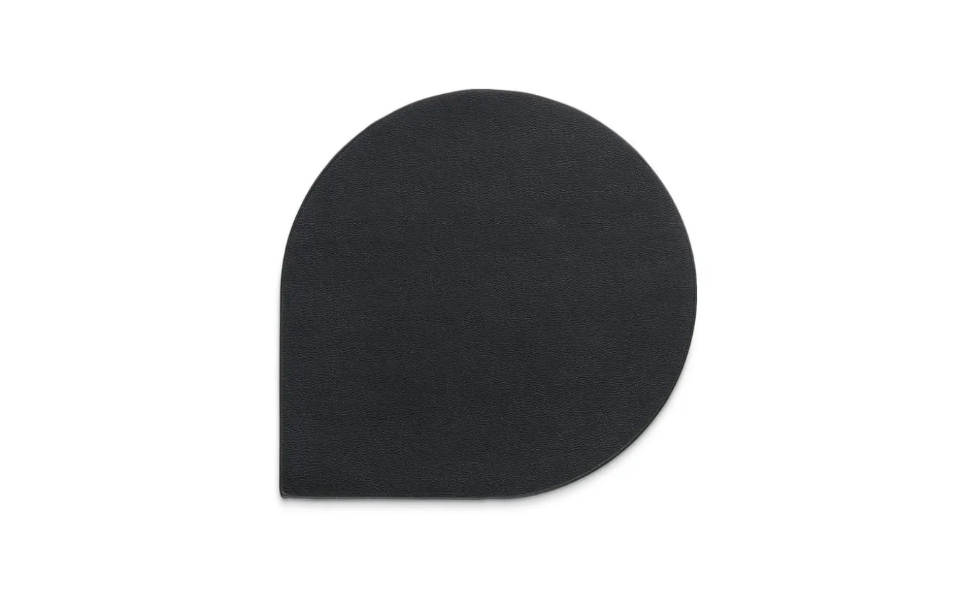 Untersetzer Edel, schwarz, 11 x 11 cm