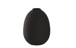 Vase Casolare, Metall, schwarz, 16 cm