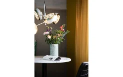 Vase Fajen aus Terrazzo in grün