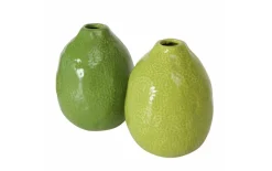 Vase, grün, 12 cm, 1 Stück