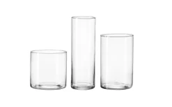 Vase Leonie, klar, 3-teilig