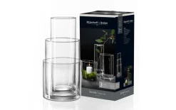 Vase Leonie, klar, 3-teilig
