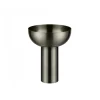 Vase Miyabi, Edelstahl beschichtet, burned metal