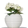Vase Nanny, weiß, 17 cm