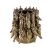 Vase Peperony, goldfarben, 19 cm