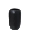 Vase, schwarz, 30 cm
