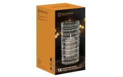 Vase/Windlicht Ethno, klar, 28 cm