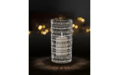 Vase/Windlicht Ethno, klar, 28 cm