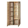 Vitrine Sonos II, Altesche/Artisan Oak Nachbildung, inkl. LED-Beleuchtung