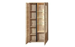 Vitrine Sonos II, Altesche/Artisan Oak Nachbildung, inkl. LED-Beleuchtung