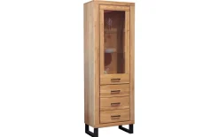 Vitrine Tina, Eiche teilmassiv geölt