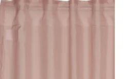 Vorhang mit verdeckter Schlaufe Solid, Polyester, rose, 130 x 250 cm
