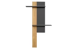 Wandboard Nova, anthrazit/Eiche massiv