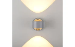 Wandleuchte Chia, silber