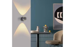 Wandleuchte Chia, silber