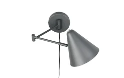 Wandleuchte Cosima, anthrazit