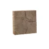 Wandleuchte Naturstücke, Riffeiche massiv