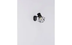 Wandleuchte Priska, schwarz, 16,5 cm