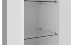 Wandschrank Casablanca, weiß Hochglanz