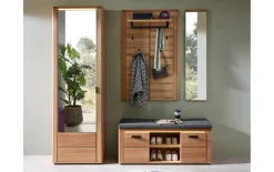 Wandspiegel Cambra, Wildbuche-Nachbildung, 30 x 127 cm