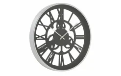 Wanduhr Giro, grau/weiß, 45 cm
