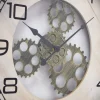 Wanduhr Industry, schwarz/beige, 48 cm