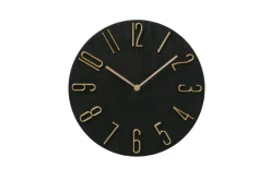Wanduhr Tempo, schwarz, 30 cm