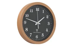 Wanduhr Viral, schwarz/kupfer, 30 cm