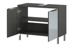 Waschbeckenunterschrank Corus, graphit/silbergrau