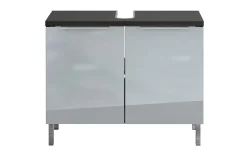Waschbeckenunterschrank Corus, graphit/silbergrau