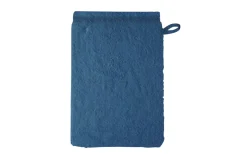 Waschhandschuh Lifestyle uni, nachtblau, 16 x 22 cm
