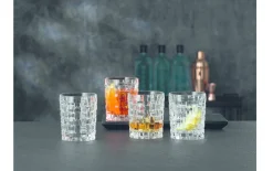 Whiskybecher Bossa Nova aus Glas, 4-er Set