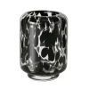 Windlicht Dotty, schwarz, 17 cm