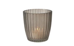 Windlicht Marilu, grau lackiert, 4-teilig