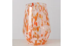 Windlicht Oranja, orange, 27,5 cm