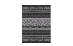 Wohndecke Basic soft, Ornament anthrazit, 150 x 200 cm