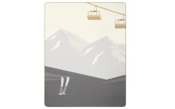 Wohndecke Mountain Valley beige/grau, 150 x 200 cm