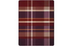 Wohndecke Ruby Check, rot, 150 x 200 cm