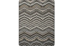 Wohndecke Wild Lines, anthrazit/natur, 150 x 200 cm