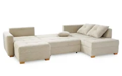 Wohnlandschaft Abby, greige, inkl. Funktionen