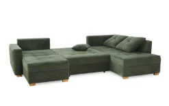 Wohnlandschaft Abby, grün, inkl. Funktionen